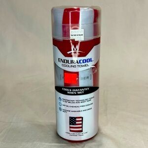 NEW Endura Microfiber Patriotic American Flag Athletic Cooling Towel 12” x 33”
